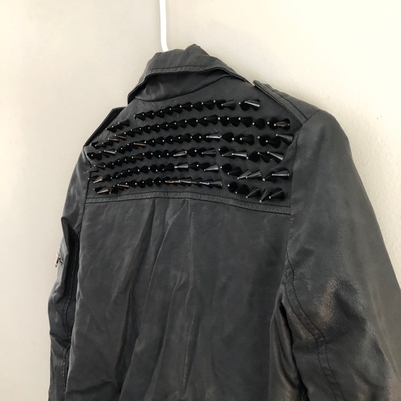 UNIF Spiked Leather Jacket - Picture 7 of 7